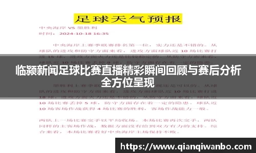 临颍新闻足球比赛直播精彩瞬间回顾与赛后分析全方位呈现