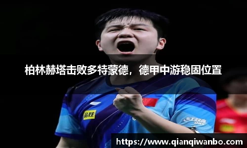 柏林赫塔击败多特蒙德，德甲中游稳固位置
