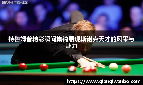 特鲁姆普精彩瞬间集锦展现斯诺克天才的风采与魅力